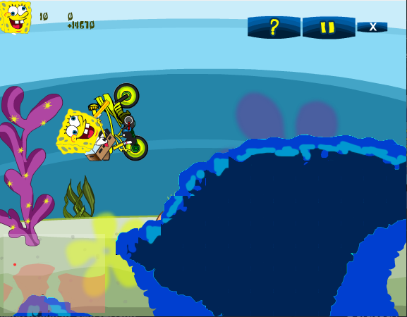 SpongeBob WaterBiker Gameplay