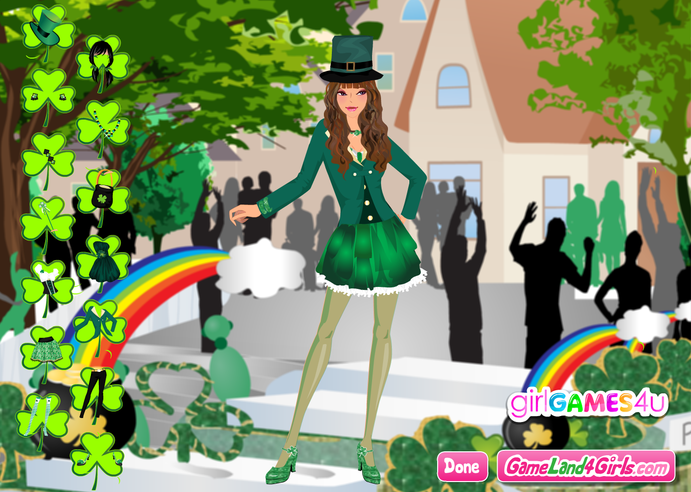 St. Patrick's Parade Dress Up Gameplay