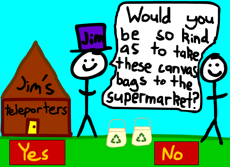Take Your Canvas Bags To The Supermarket Gameplay