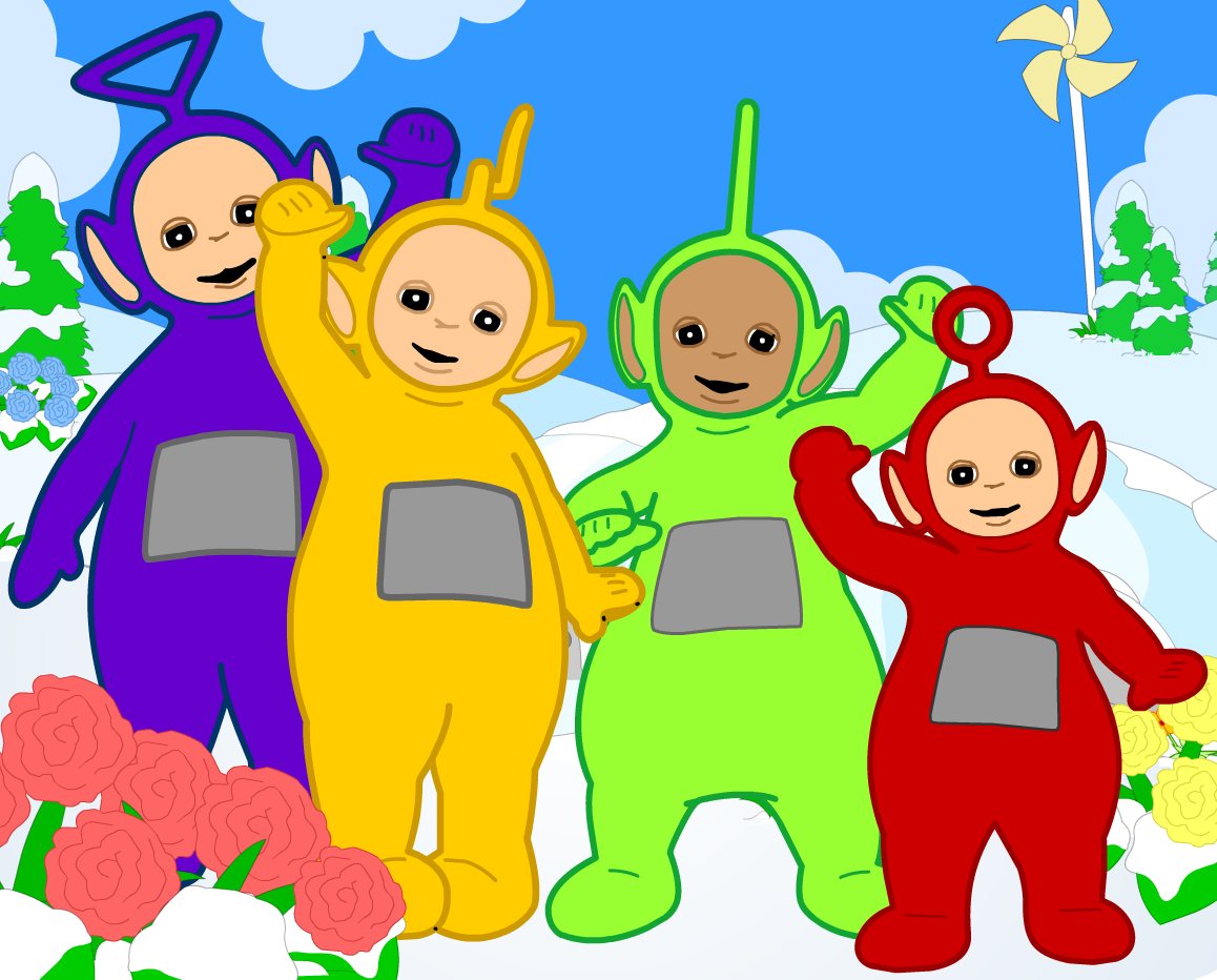 Teletubbies: Sliding Down the Hill - Play Online on Flash Museum 🕹️