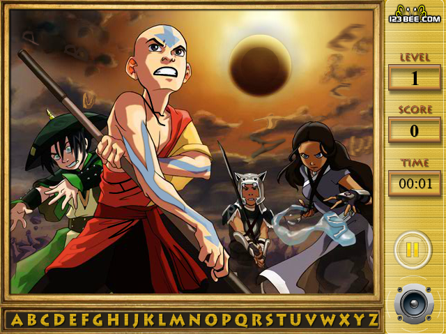 The Last Airbender - Find the Alphabets - Play Online on Flash Museum 🕹️