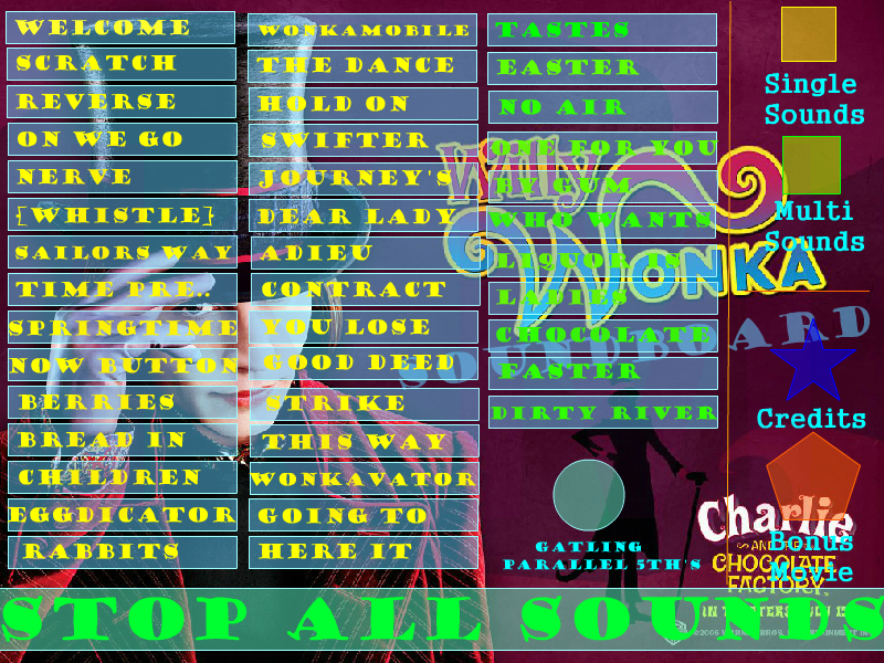 Willy Wonka Soundboard Gameplay