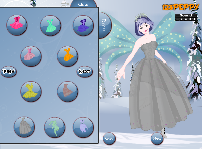 Winter Fairy Dress Up Game Play Online on Flash Museum 🕹️ — free download