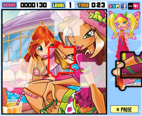 Winx Club Puzzle Set II Gameplay