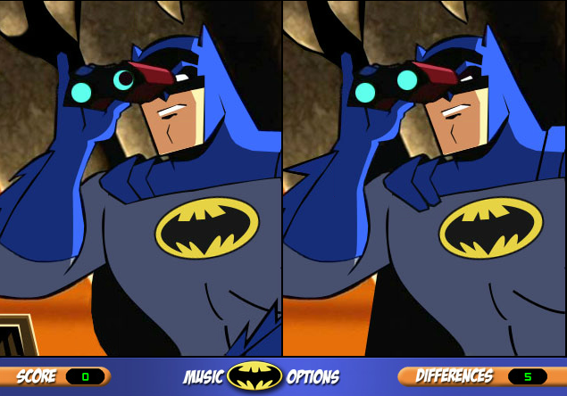 Batman the Brave and the Bold: Batman Difference Detector Gameplay