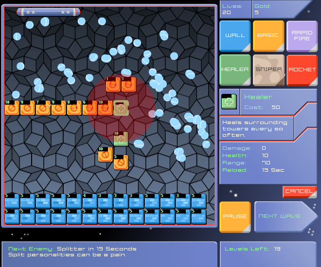 Brickout Defense Gameplay