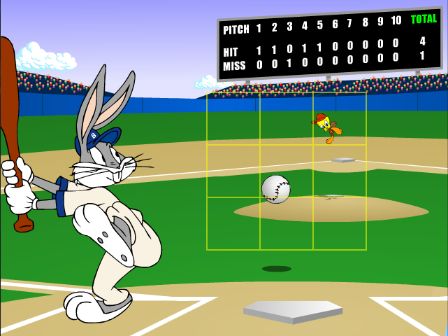 Bugs Bunny's Home Run Derby - Play Online on Flash Museum 🕹️