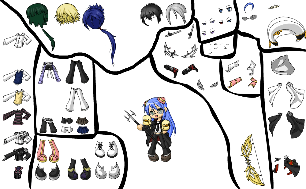 Chibi Dressup Gameplay