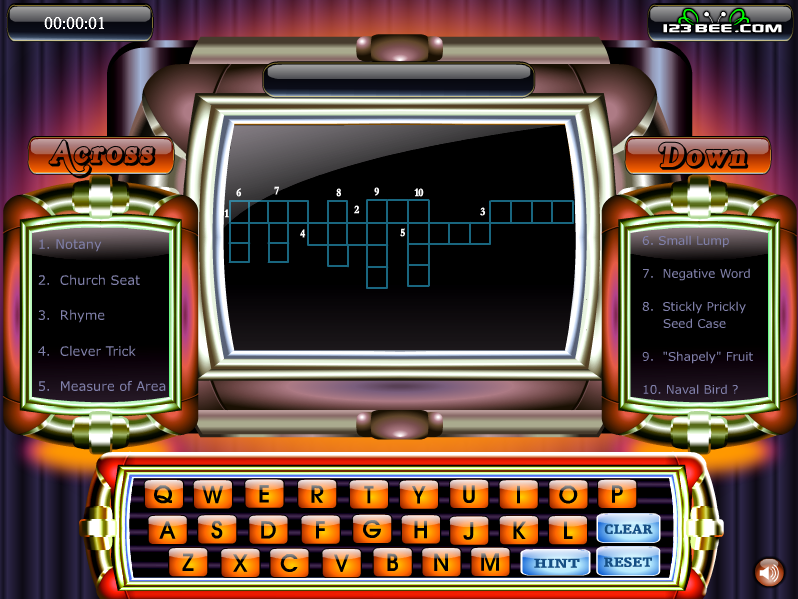Crossword Challenge 114 Play Online On Flash Museum рџ пёџ