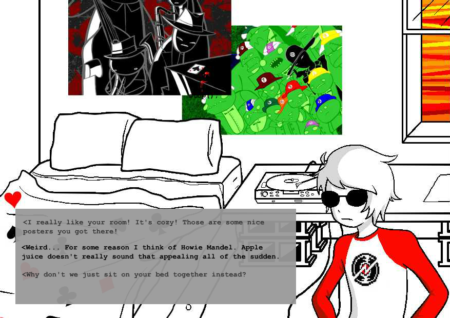 Dave Strider Dating Sim Attempt Gameplay