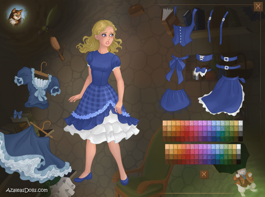Dress Up Alice in Wonderland Gameplay
