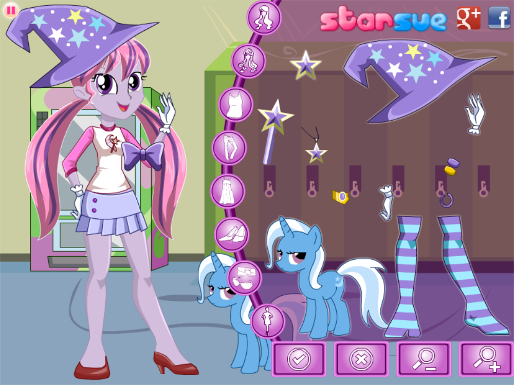 Equestria Girls Trixie Lulamoon Dress Up Play Online on Flash Museum 🕹️
