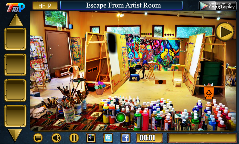Escape From Artist Room - Play Online on Flash Museum 🕹️