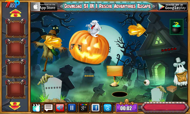 Halloween Escape From Pumpkin House - Play Online on Flash Museum 🕹️