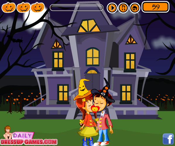 Halloween Night Kiss Gameplay