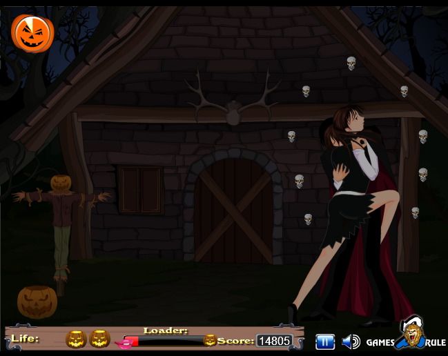 Halloween Spooky Kiss Gameplay