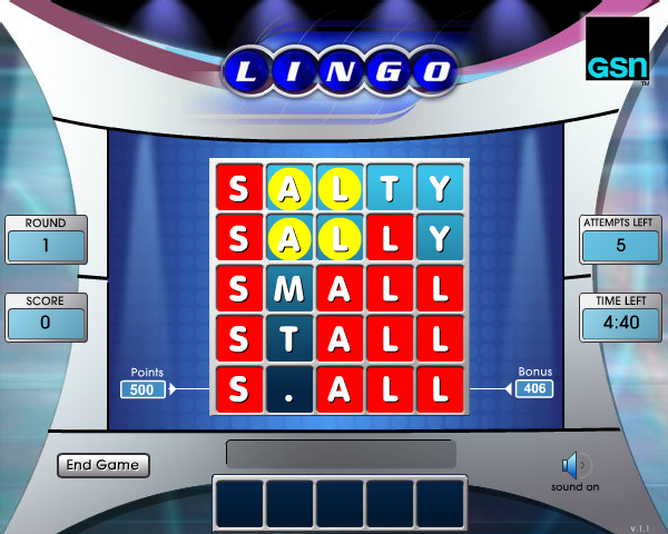Lingo Play Online On Flash Museum 