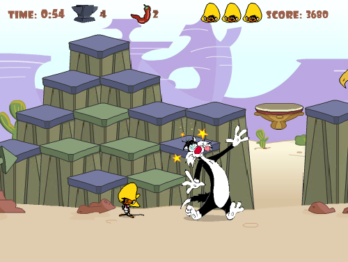 Looney Tunes: Speedy's Pyramid Rescue - Play Online on Flash Museum 🕹️