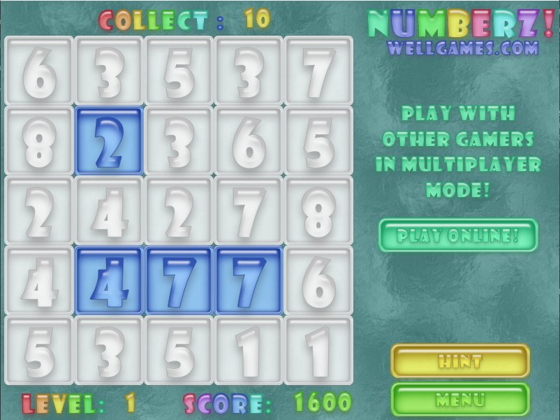 Numberz! Gameplay