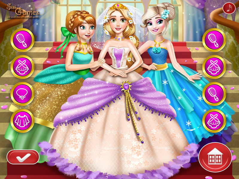 Rapunzel Princess Wedding Gameplay