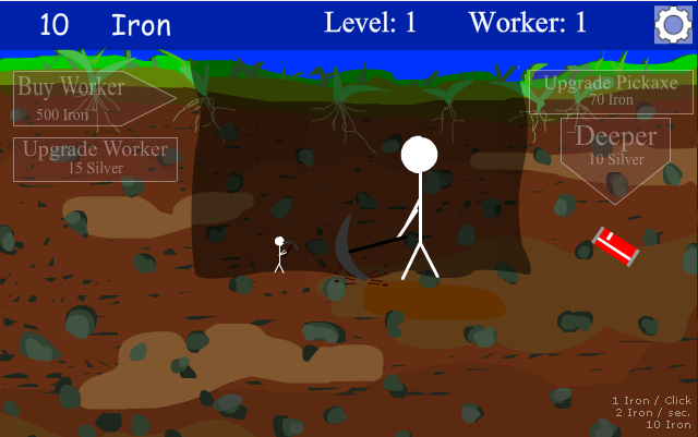 Sticky Idle Digger Gameplay