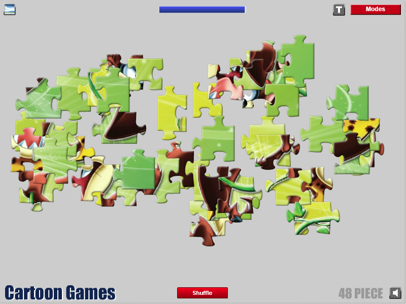 Taz Jigsaw Gameplay