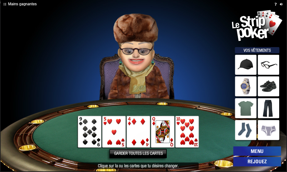Têtes à Claques - Le Strip Poker Gameplay