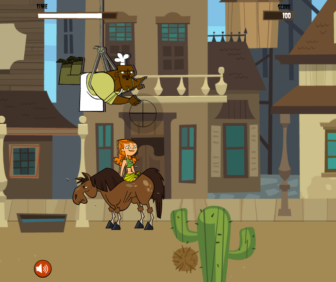 Total Drama Action: Paintball Six-Shooter Gameplay