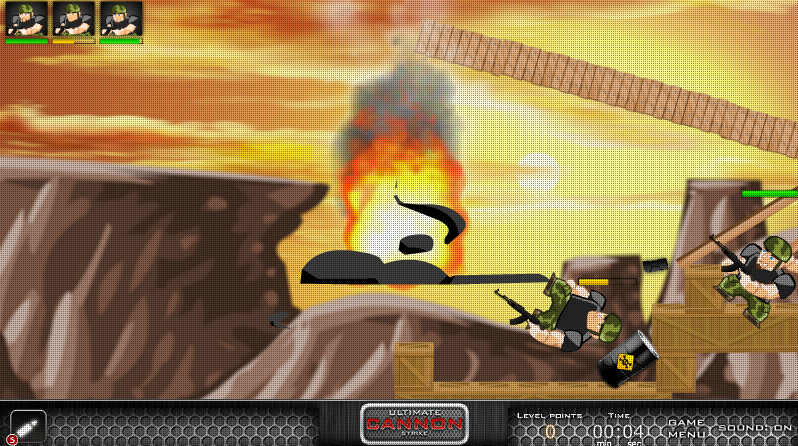 Ultimate Cannon Strike Gameplay