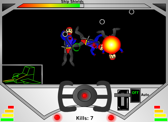 Universal War The Ideal Soldier Episode 1 - Level 2: Space Flight Gameplay