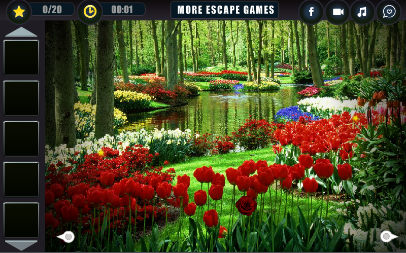 Valentine Garden Escape Gameplay