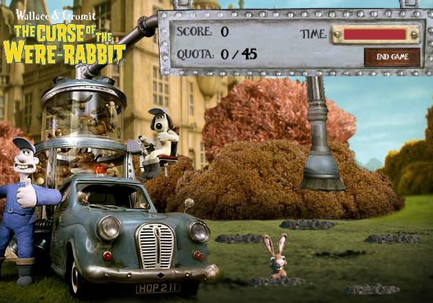 Wallace & Gromit: The Curse of the Were-Rabbit: Were-Rabbit Attack Gameplay