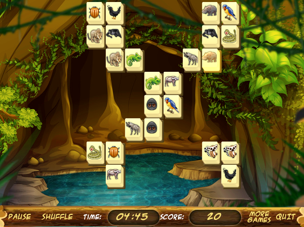 Wild Africa Mahjong Gameplay