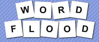 5 letter word for sudden flood